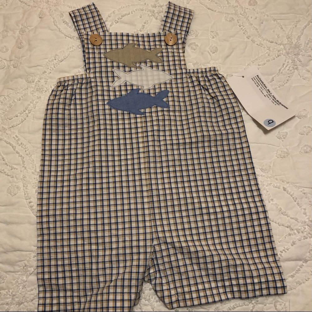 NWT Hannah Kate fish coveralls